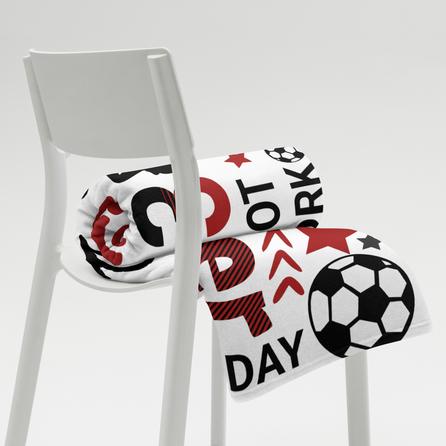 Personalized Soccer Throw Blanket - TorchHill Design