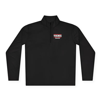 Unisex Vikings Baseball Classic Quarter-Zip Pullover - TorchHill Design