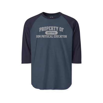 Unisex PE Raglan Shirt - Vintage Athletic Tee - TorchHill Design