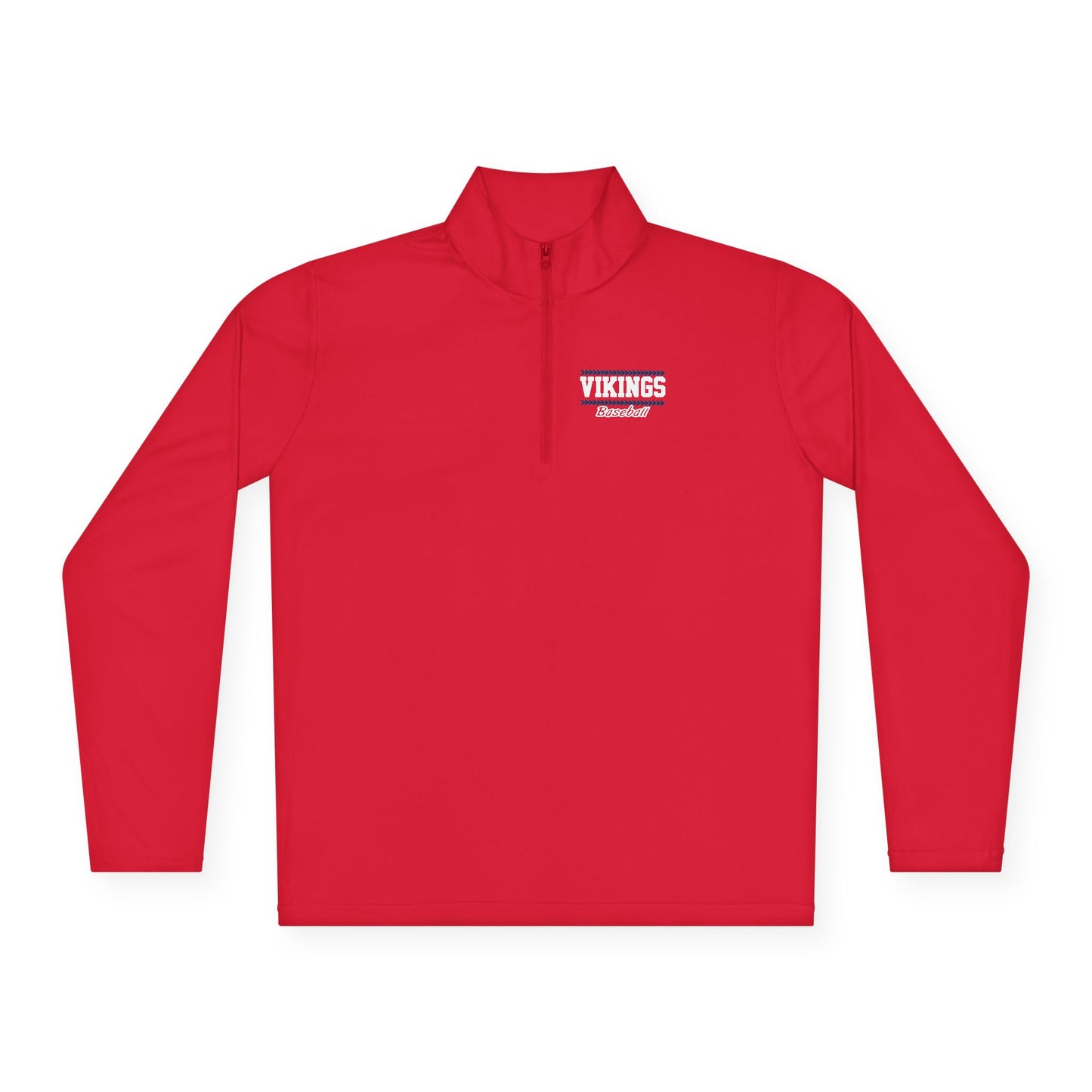 Unisex Vikings Baseball Classic Quarter-Zip Pullover - TorchHill Design