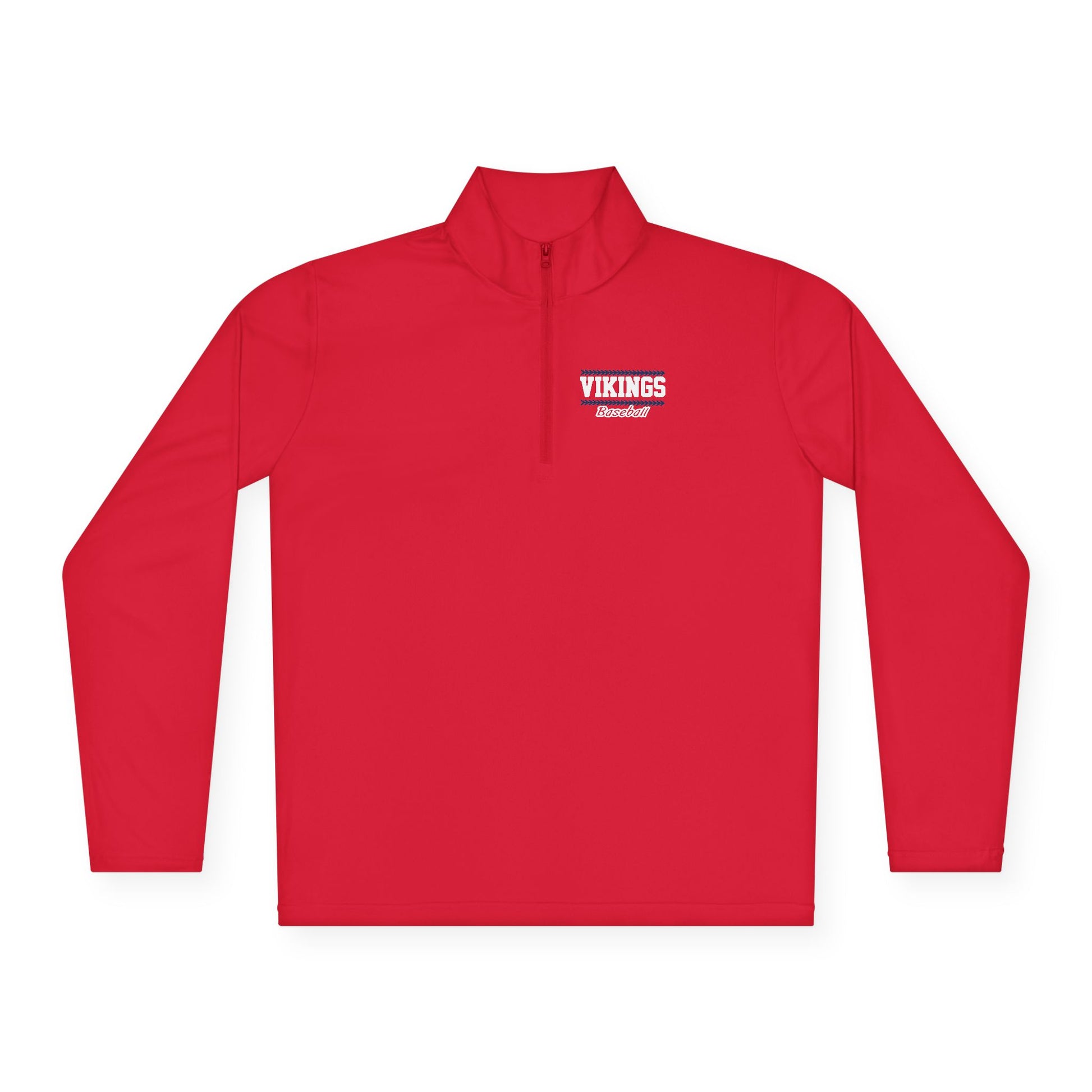 Unisex Vikings Baseball Classic Quarter-Zip Pullover - TorchHill Design
