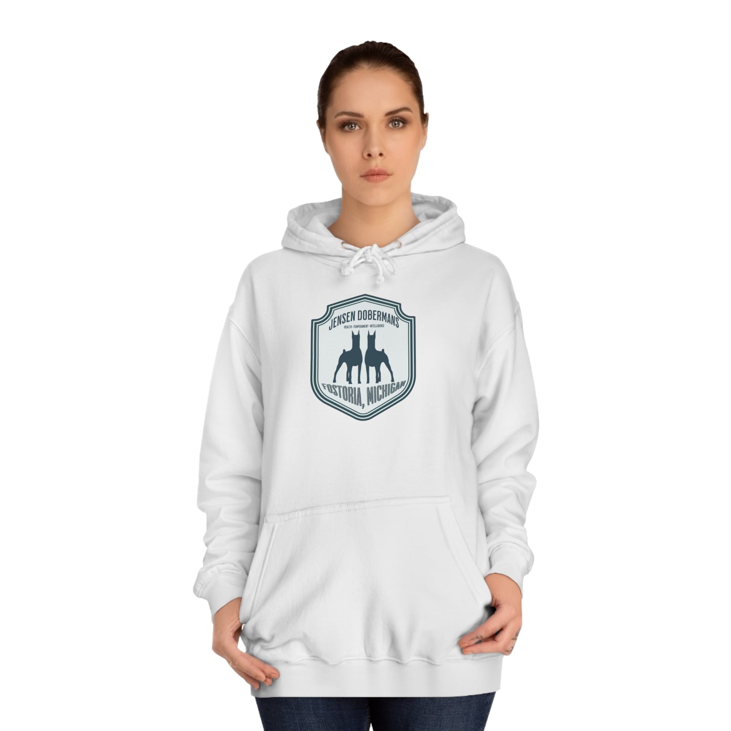 Unisex Double Dobe College Hoodie - TorchHill Design