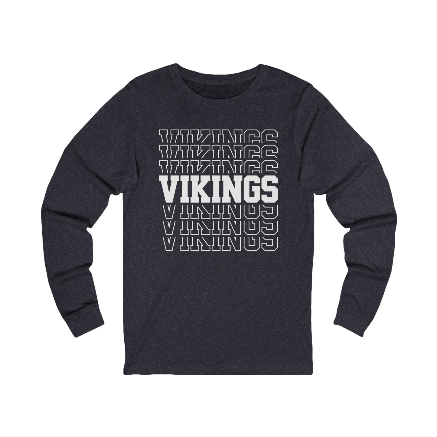 Vikings Repeat Women's Long Sleeve Tee - TorchHill Design