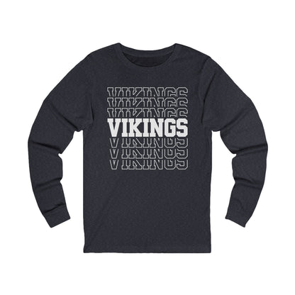 Vikings Repeat Women's Long Sleeve Tee - TorchHill Design