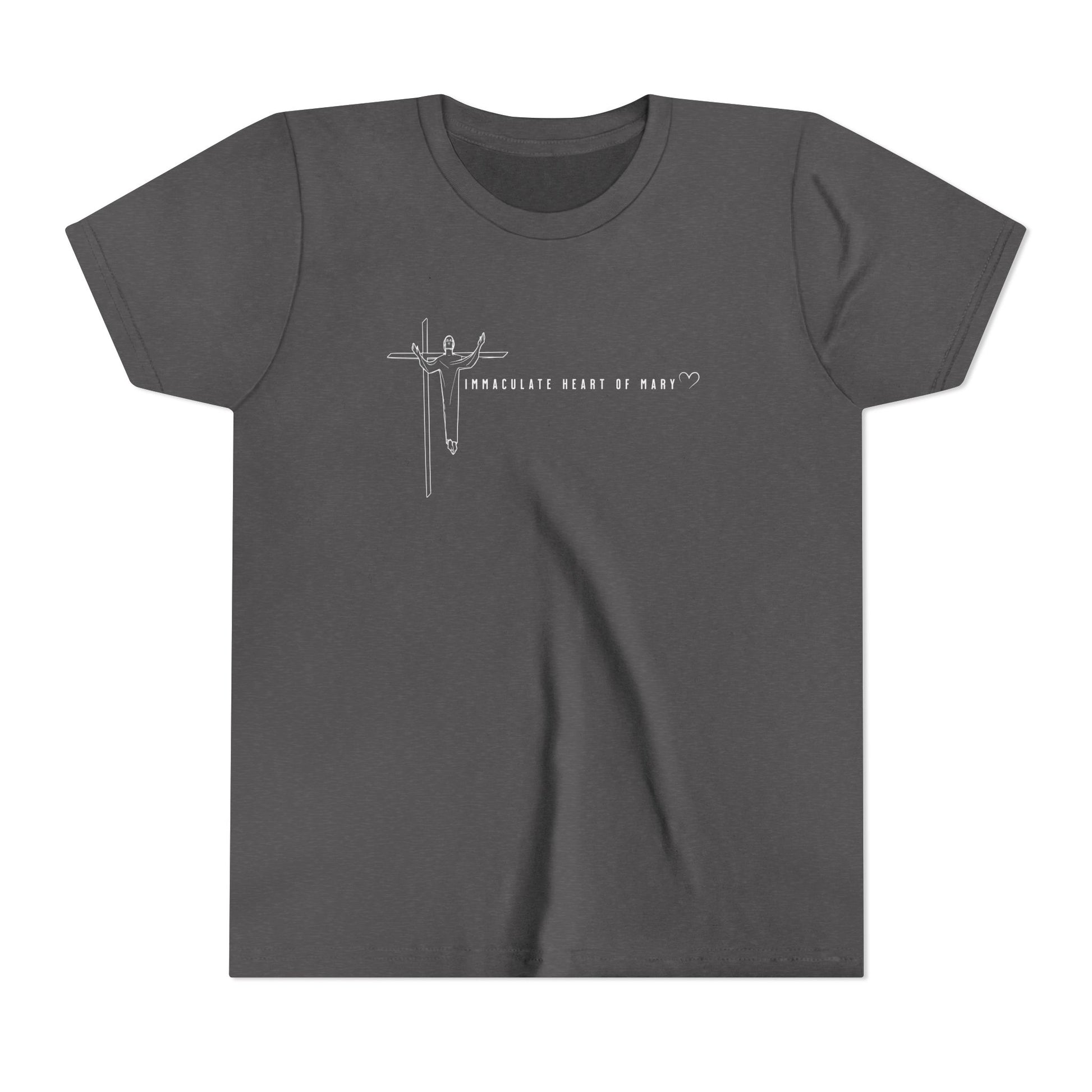 Youth Tee - IHM Parish Cross - TorchHill Design