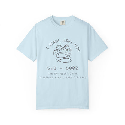 Adult Comfort Colors- I Teach Jesus Math Tee - TorchHill Design