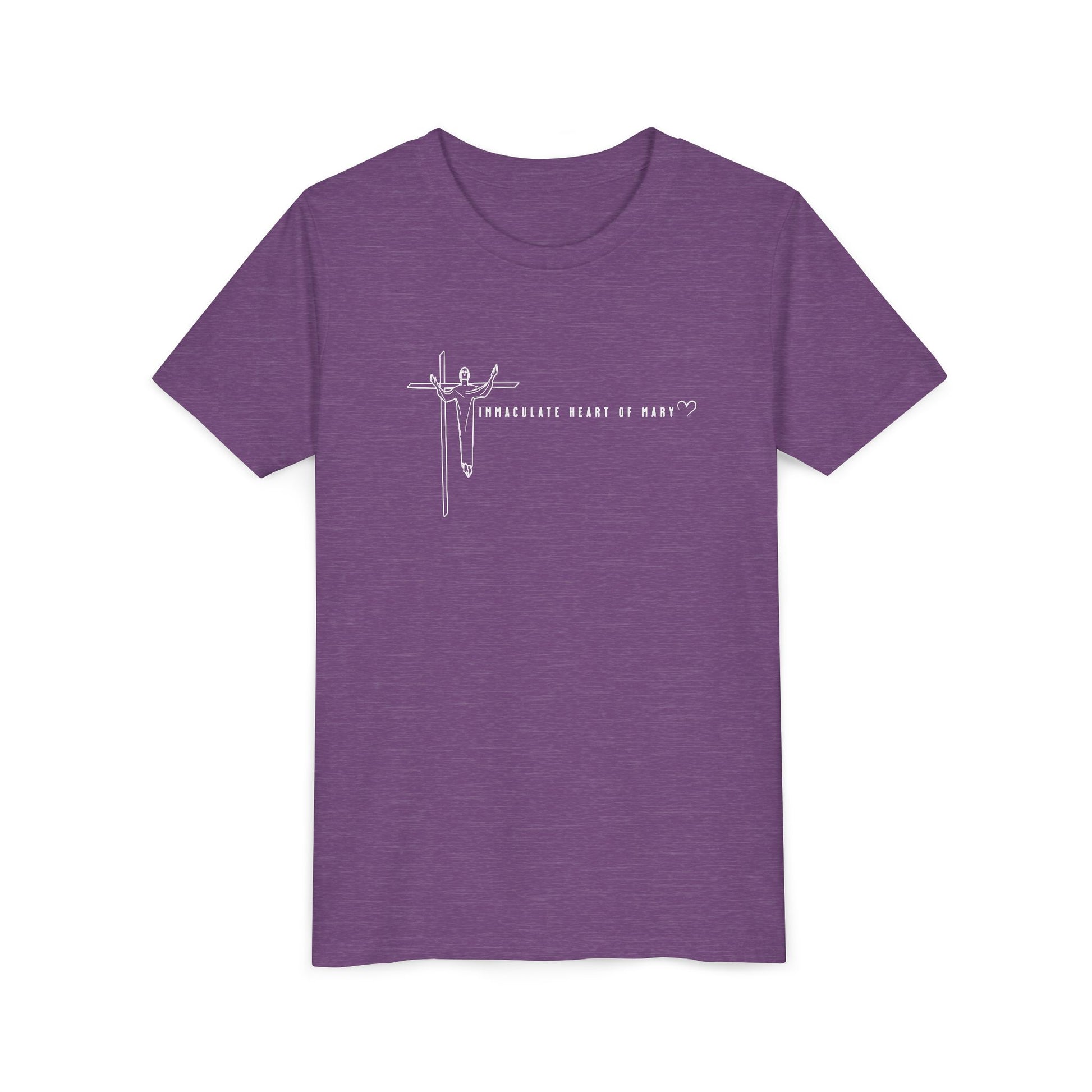 Youth Tee - IHM Parish Cross - TorchHill Design