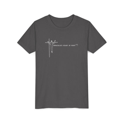 Youth Tee - IHM Parish Cross - TorchHill Design