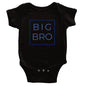 BIG BRO Crewneck T-shirt - Classic Baby Short Sleeve Bodysuit - TorchHill Design