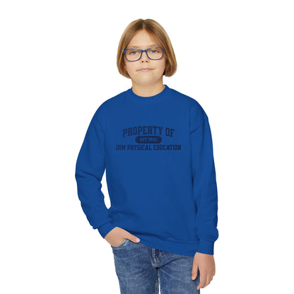 Youth Crewneck - Retro School Gym Pullover - TorchHill Design