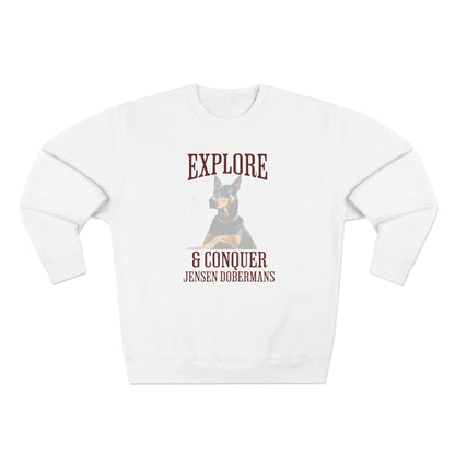 Explore Unisex Premium Crewneck Sweatshirt - TorchHill Design