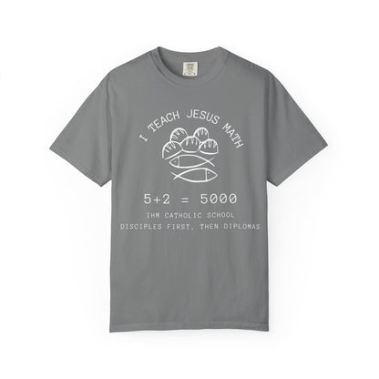 Adult Comfort Colors- I Teach Jesus Math Tee - TorchHill Design