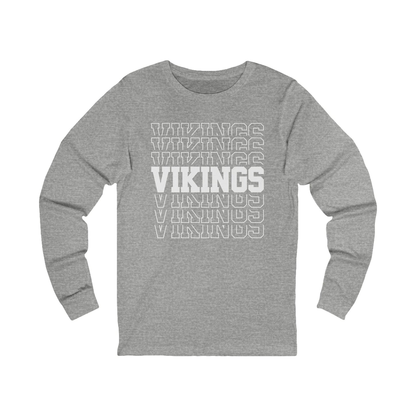 Vikings Repeat Women's Long Sleeve Tee - TorchHill Design