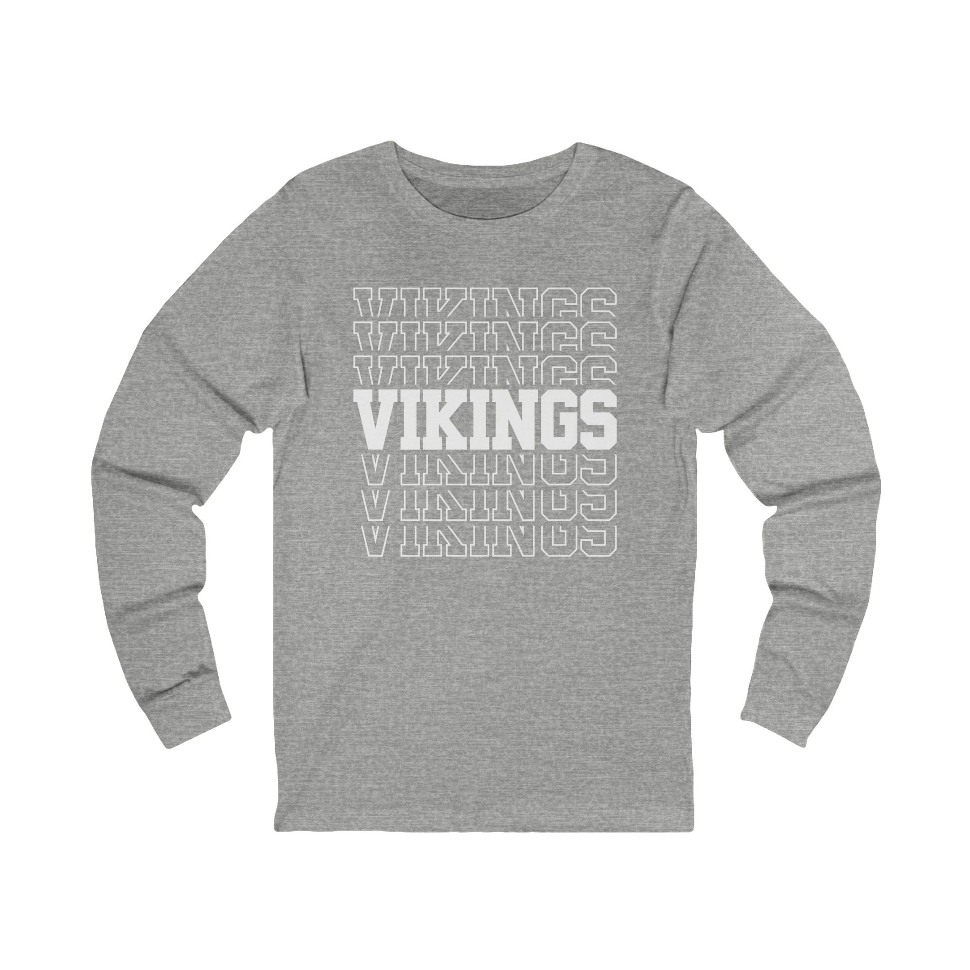 Vikings Repeat Women's Long Sleeve Tee - TorchHill Design