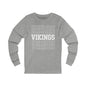 Vikings Repeat Women's Long Sleeve Tee - TorchHill Design