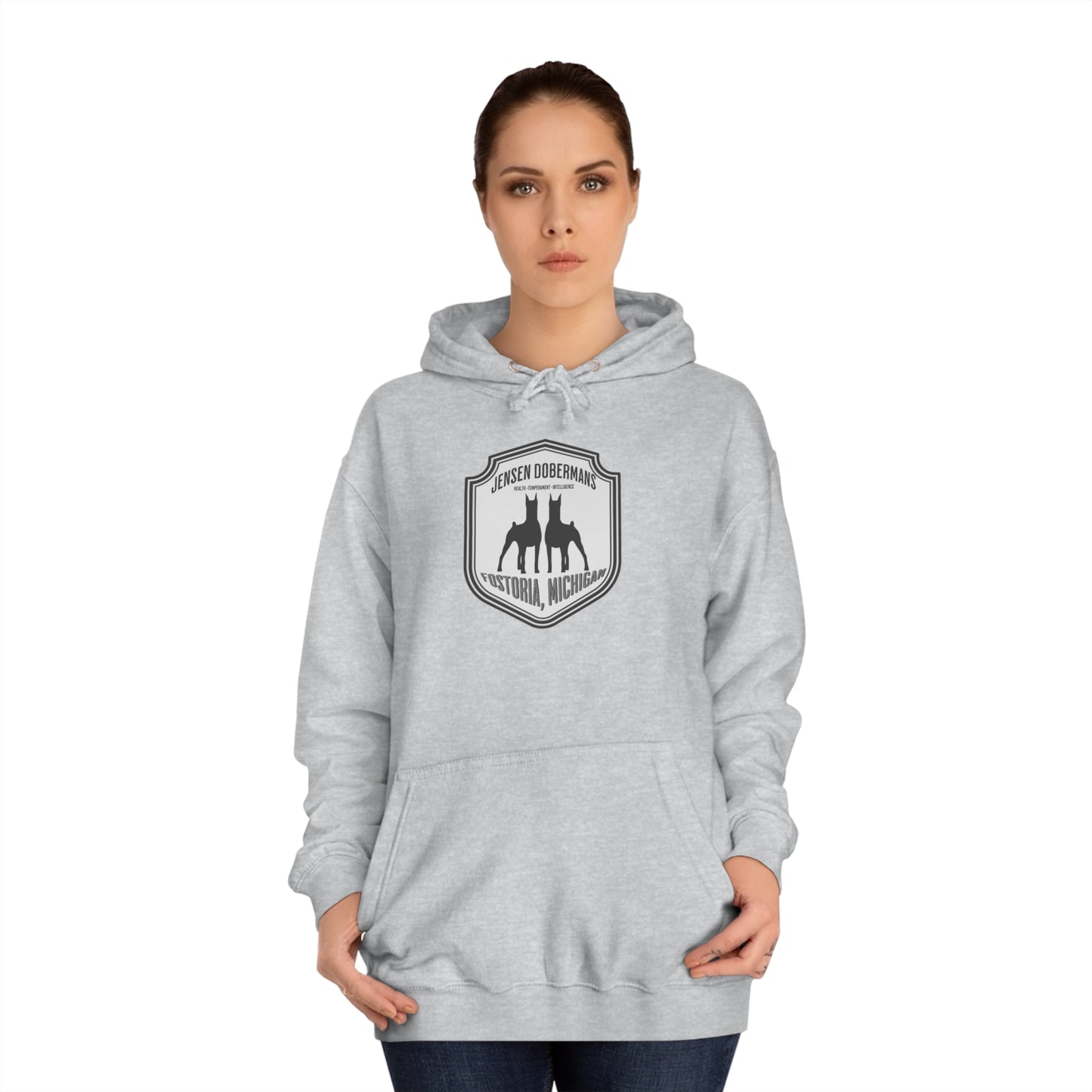 Unisex Double Dobe College Hoodie - TorchHill Design