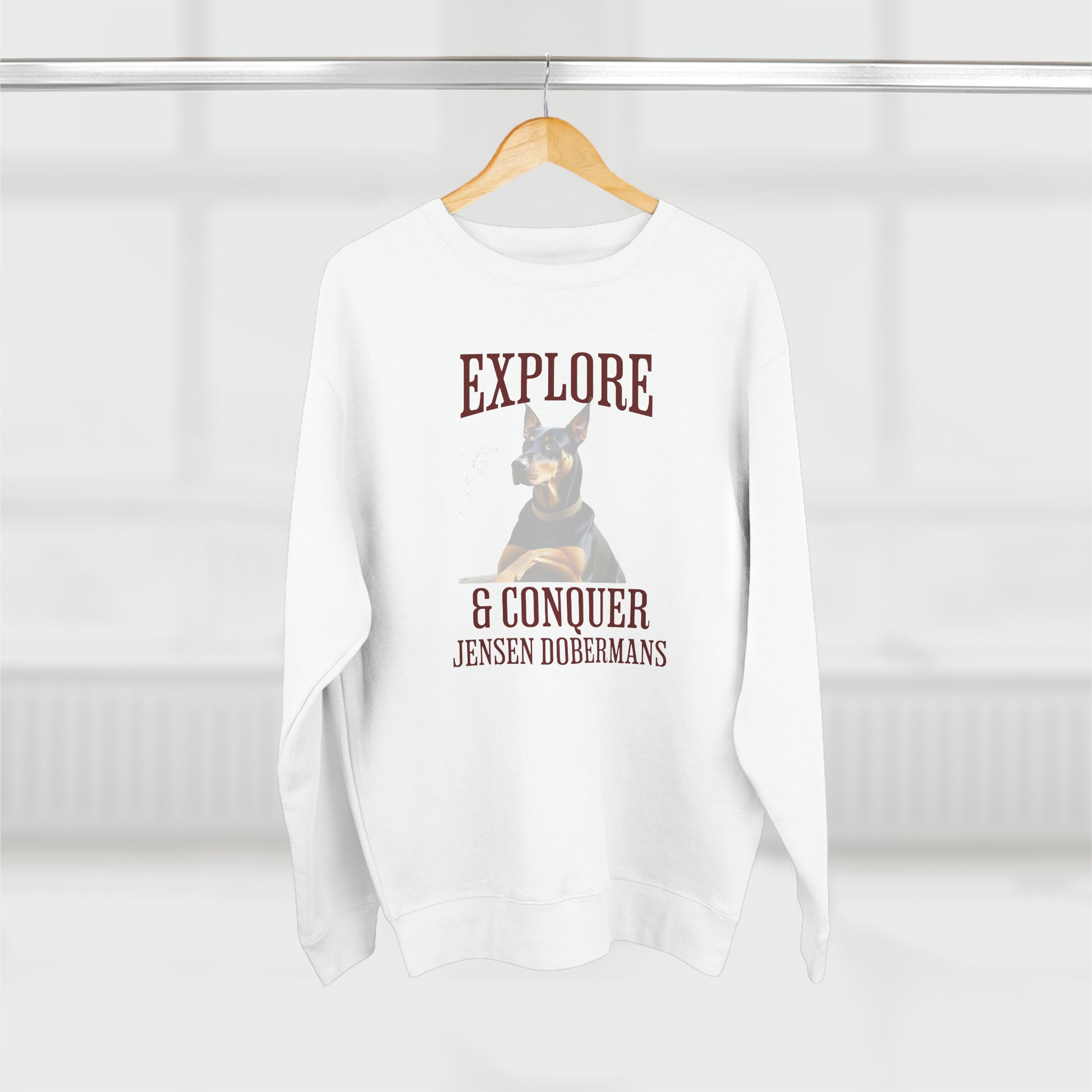 Explore Unisex Premium Crewneck Sweatshirt - TorchHill Design