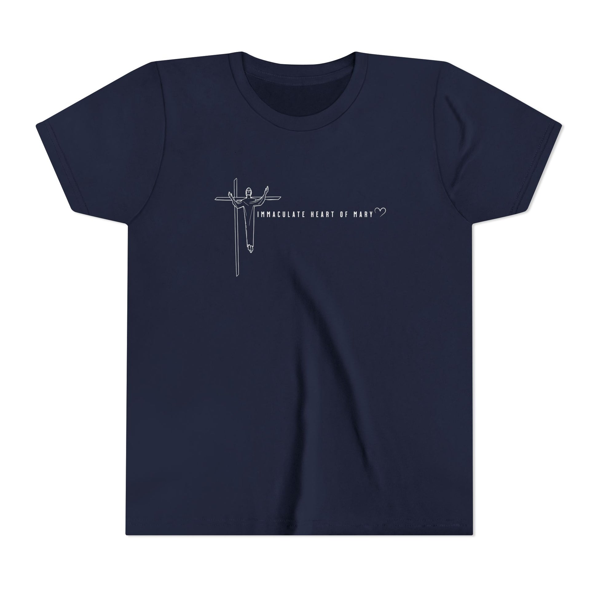 Youth Tee - IHM Parish Cross - TorchHill Design