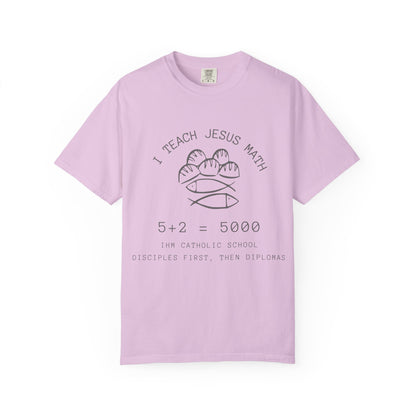 Adult Comfort Colors- I Teach Jesus Math Tee - TorchHill Design