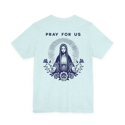 Immaculate Heart of Mary Tee — “Pray For Us” Devotional Shirt - TorchHill Design
