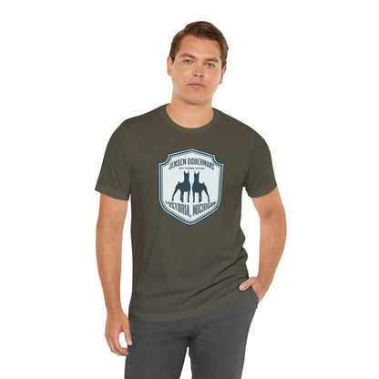 Jensen's Double Dobe Unisex Jersey Short Sleeve Tee - TorchHill Design