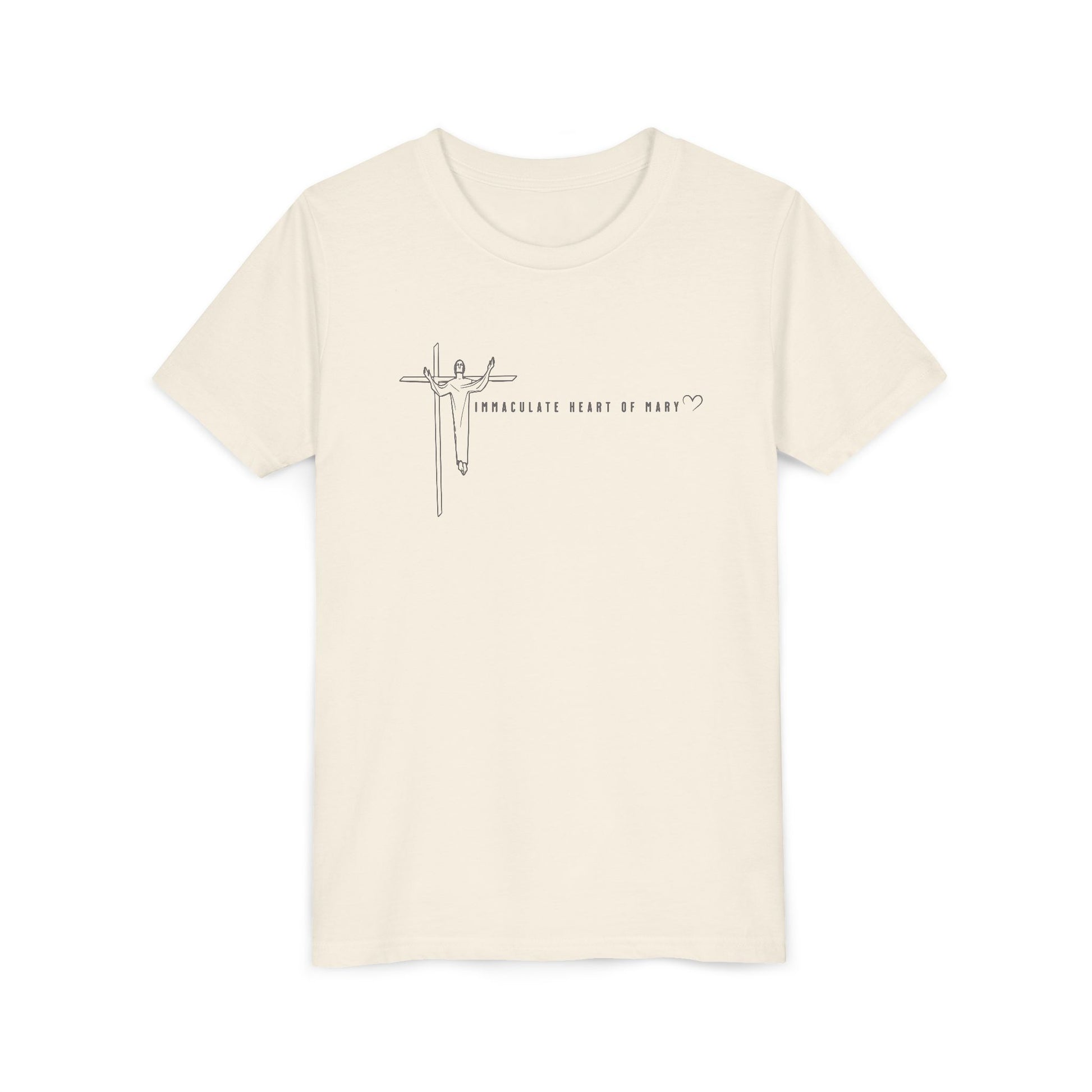 Youth Tee - IHM Parish Cross - TorchHill Design
