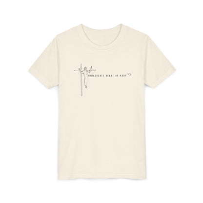 Youth Tee - IHM Parish Cross - TorchHill Design