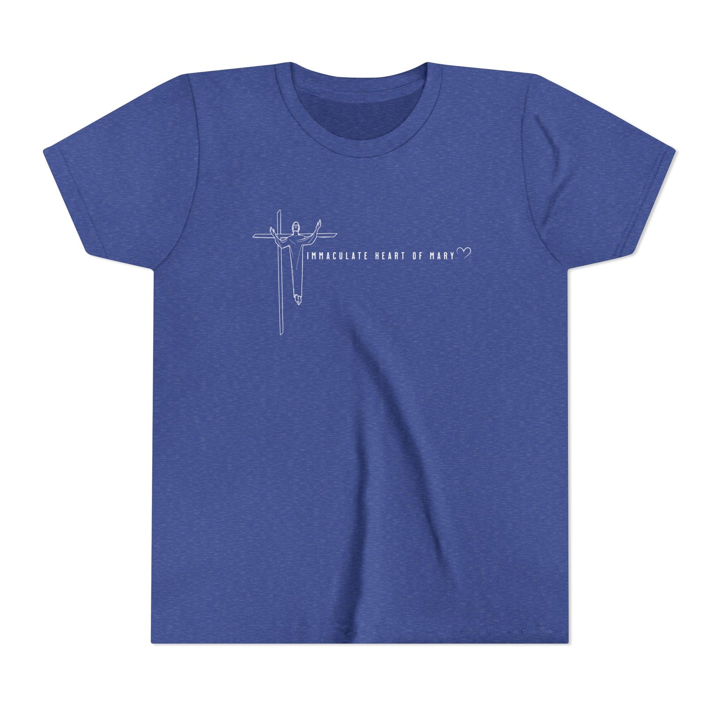 Youth Tee - IHM Parish Cross - TorchHill Design