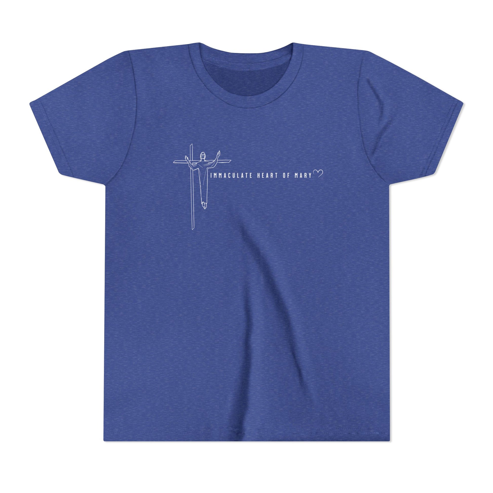Youth Tee - IHM Parish Cross - TorchHill Design