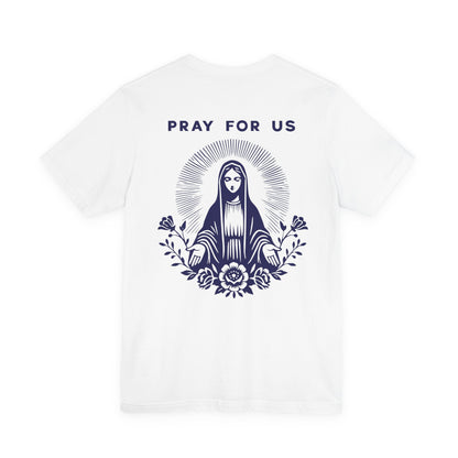 Immaculate Heart of Mary Tee — “Pray For Us” Devotional Shirt - TorchHill Design