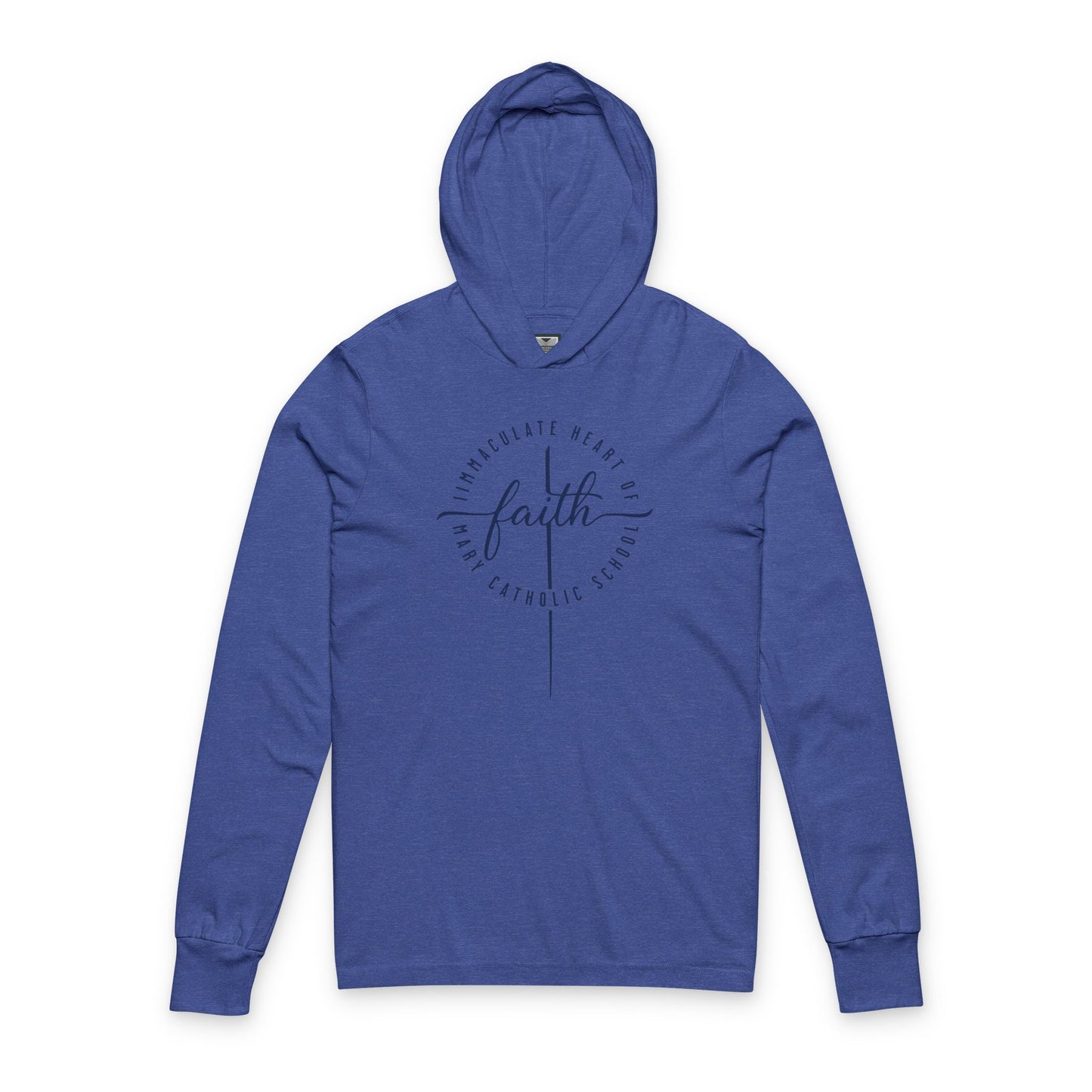 Unisex Faith Hooded Long Sleeve Tee - TorchHill Design