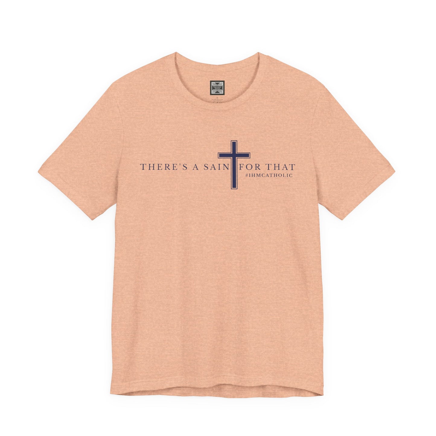 There's A Saint For That Cross Tee - TorchHill Design
