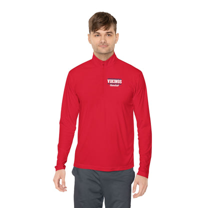Unisex Vikings Baseball Classic Quarter-Zip Pullover - TorchHill Design