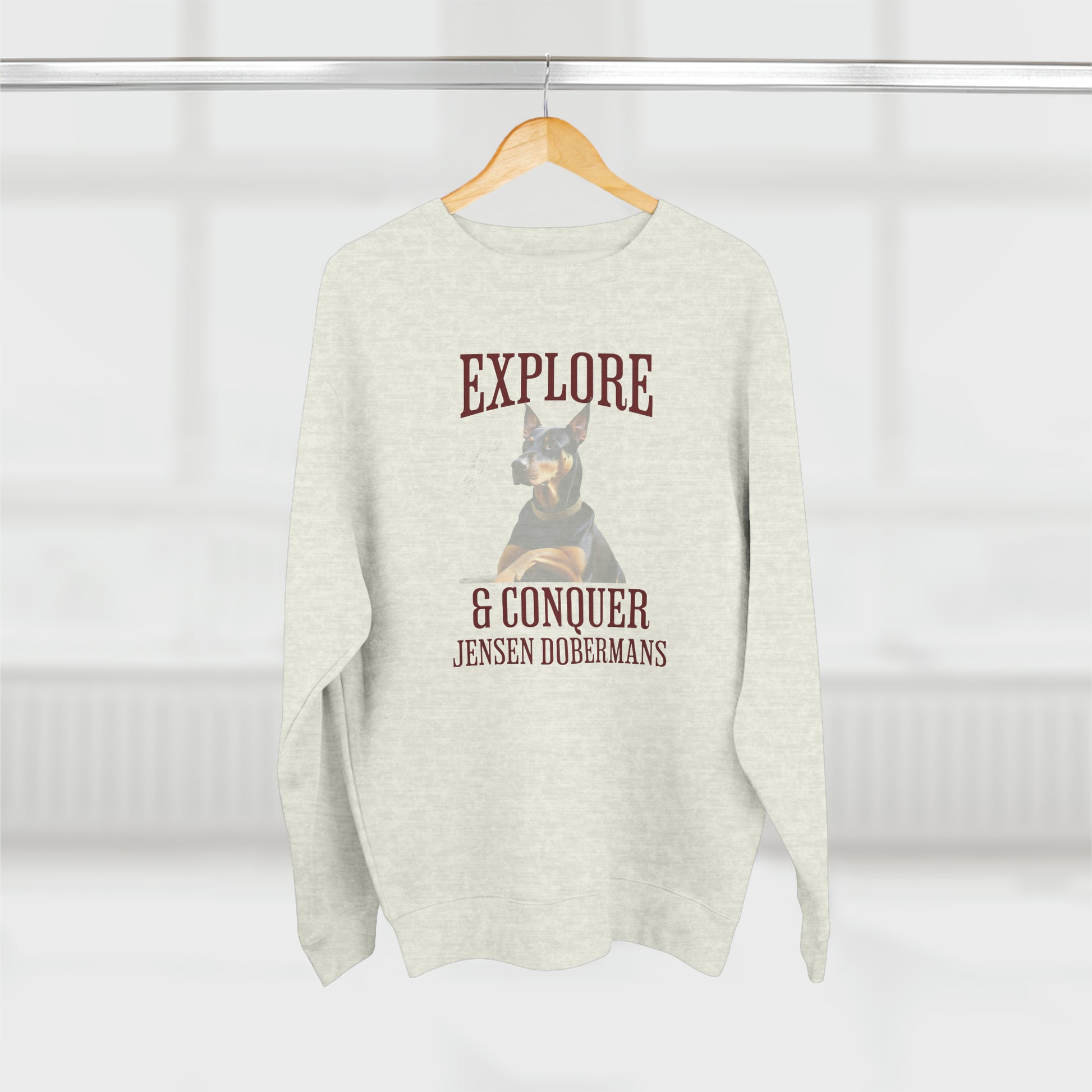 Explore Unisex Premium Crewneck Sweatshirt - TorchHill Design