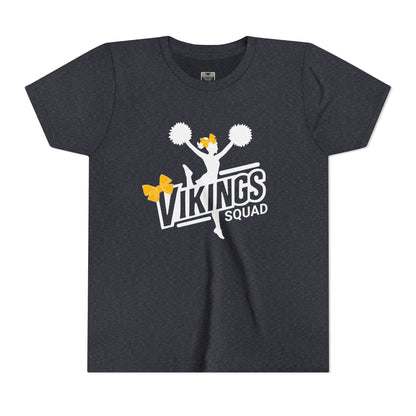 Youth Tee - "Vikings Squad" Cheerleader - TorchHill Design