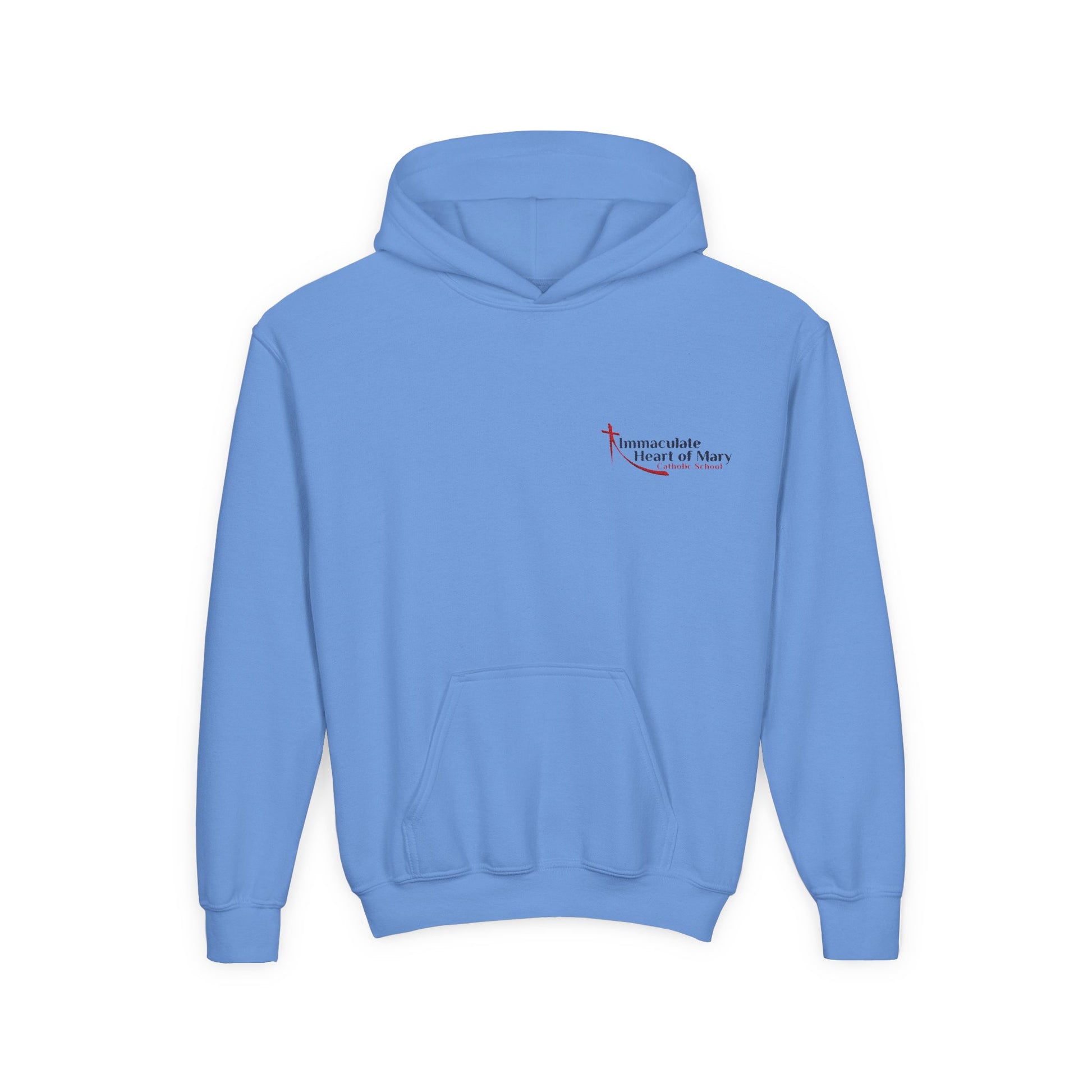 Youth Hoodie — Immaculate Heart of Mary Catholic School Embroidered Logo Sweatshirt - TorchHill Design
