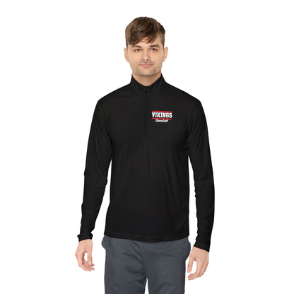 Unisex Vikings Baseball Classic Quarter-Zip Pullover - TorchHill Design