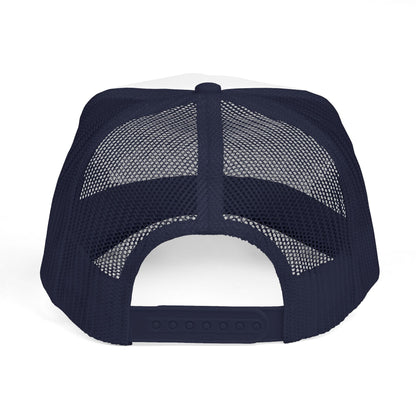 Vikings Basketball Trucker Hat - Mesh Adjustable Cap - TorchHill Design