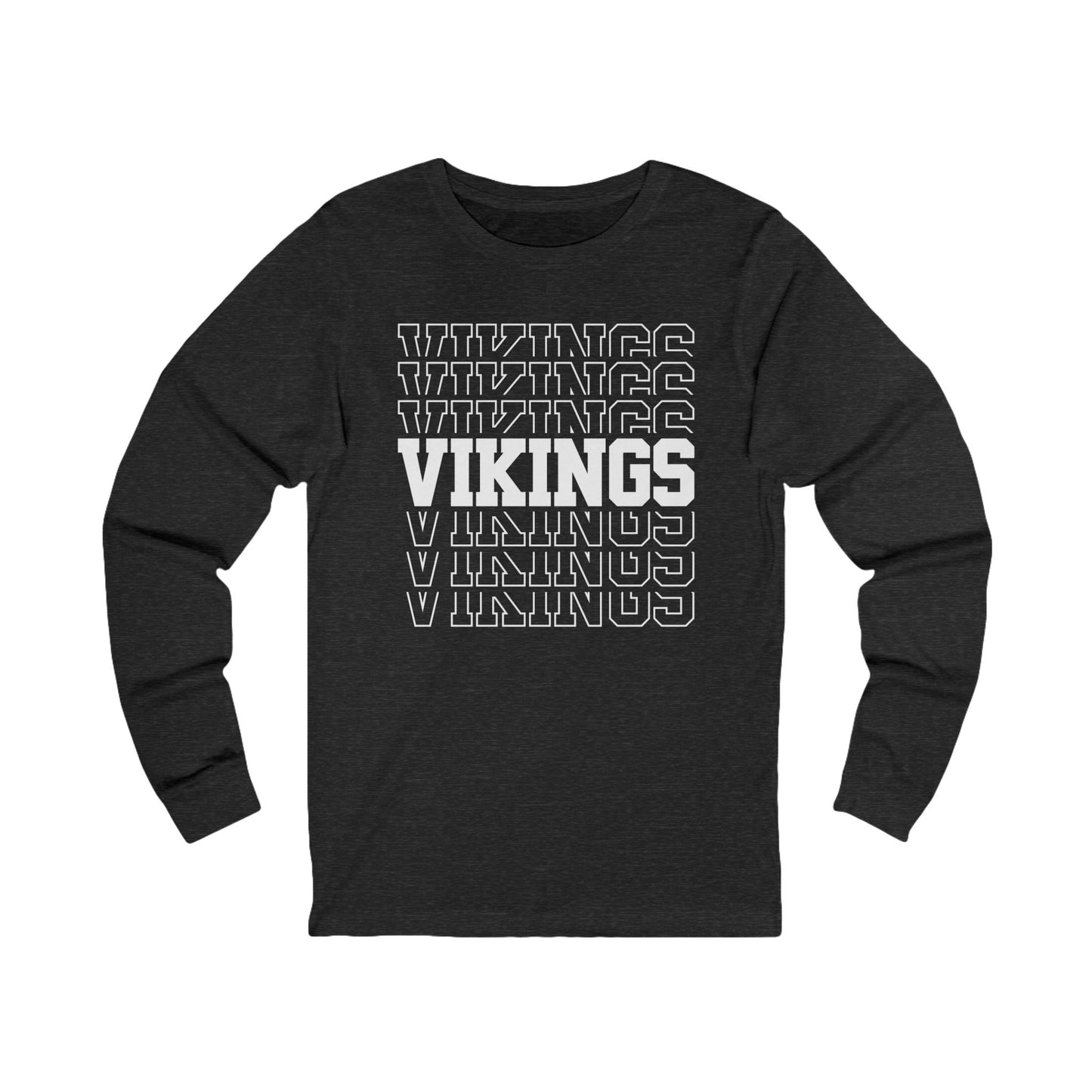 Vikings Repeat Women's Long Sleeve Tee - TorchHill Design