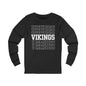 Vikings Repeat Women's Long Sleeve Tee - TorchHill Design