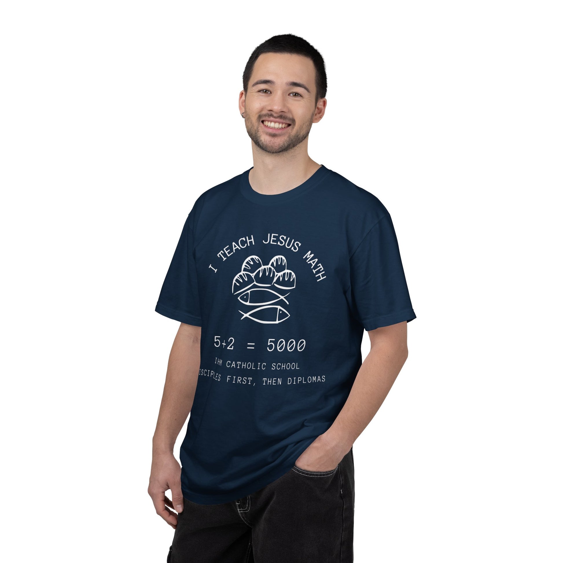 Adult Comfort Colors- I Teach Jesus Math Tee - TorchHill Design