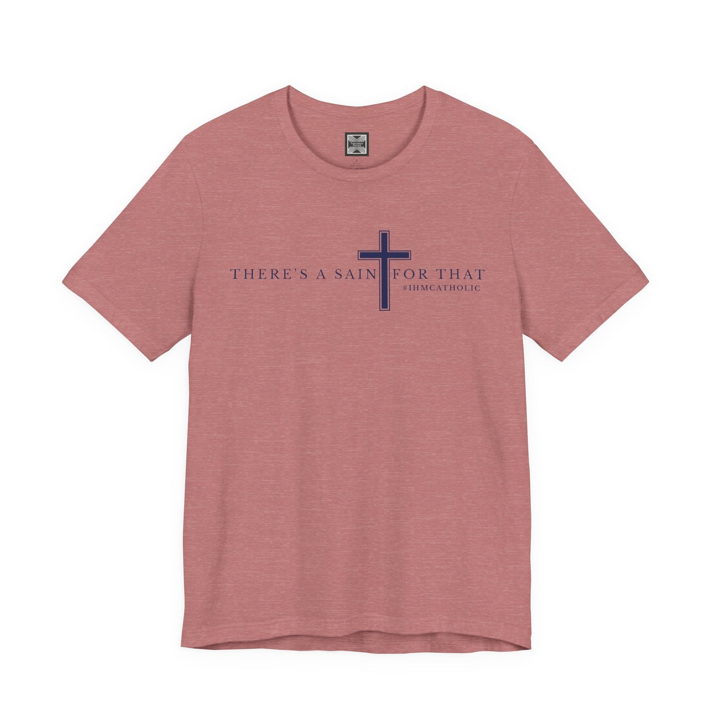 There's A Saint For That Cross Tee - TorchHill Design