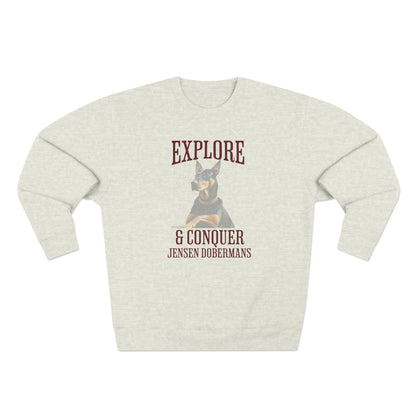 Explore Unisex Premium Crewneck Sweatshirt - TorchHill Design