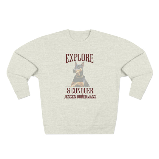 Explore Unisex Premium Crewneck Sweatshirt - TorchHill Design