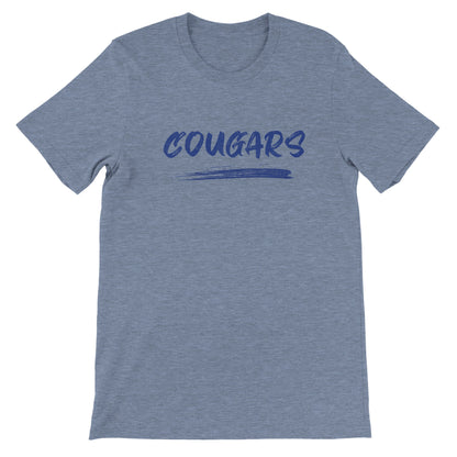COUGARS Premium Unisex Crewneck T-shirt - TorchHill Design