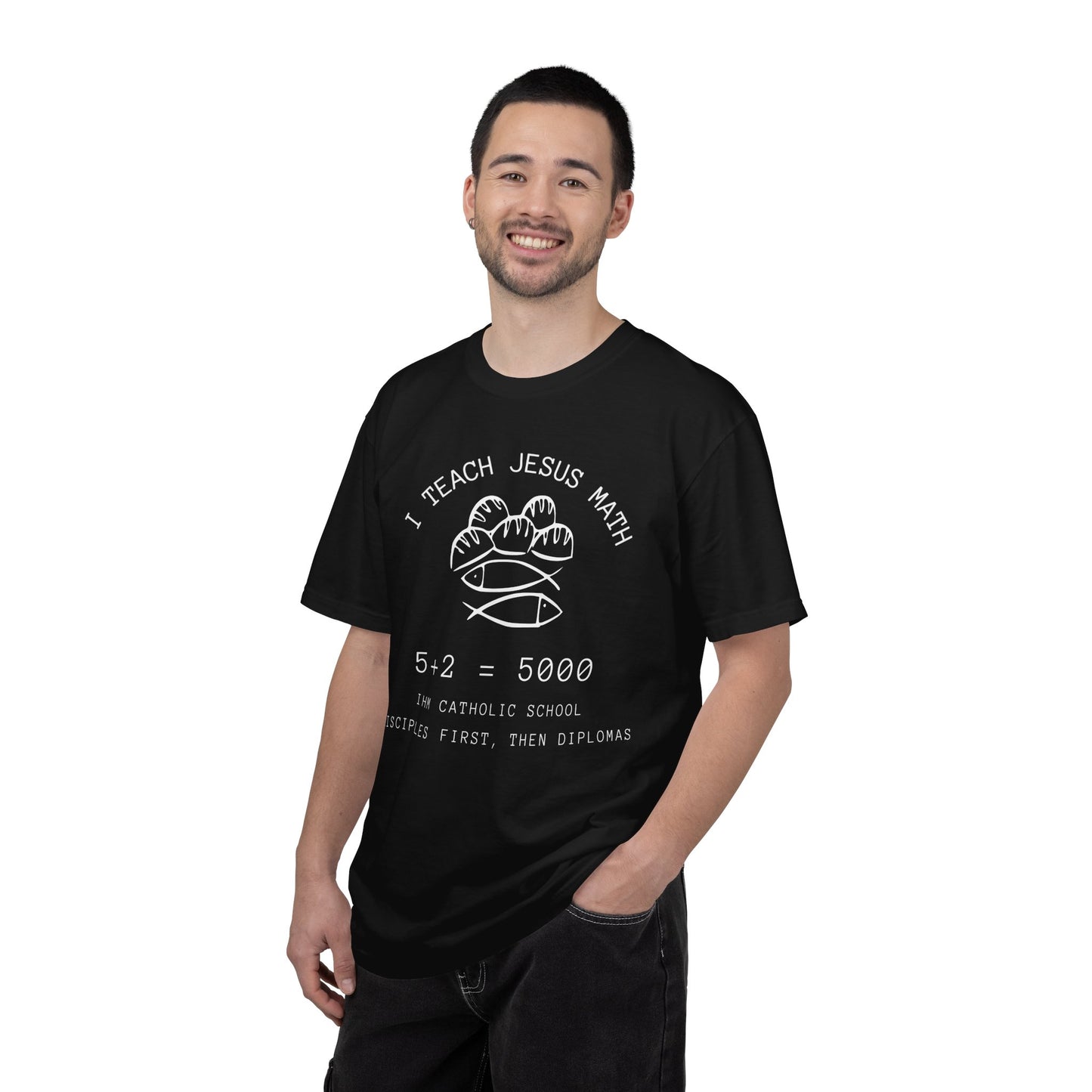 Adult Comfort Colors- I Teach Jesus Math Tee - TorchHill Design