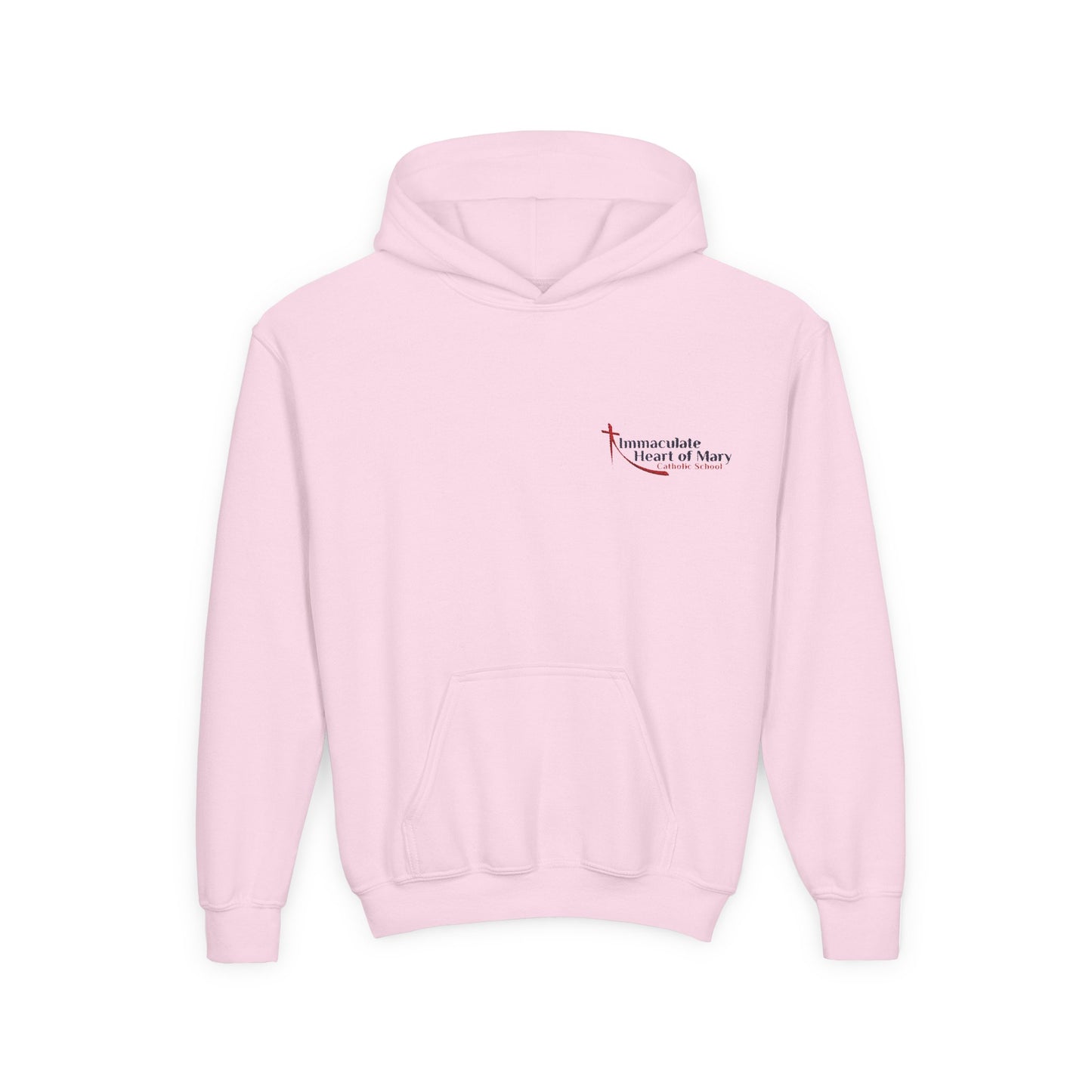 Youth Hoodie — Immaculate Heart of Mary Catholic School Embroidered Logo Sweatshirt - TorchHill Design