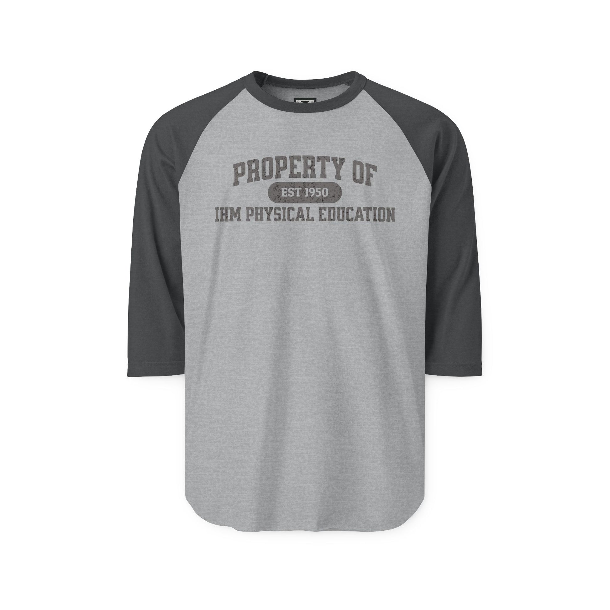 Unisex PE Raglan Shirt - Vintage Athletic Tee - TorchHill Design