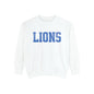 LIONS- Unisex Garment-Dyed Sweatshirt - TorchHill Design