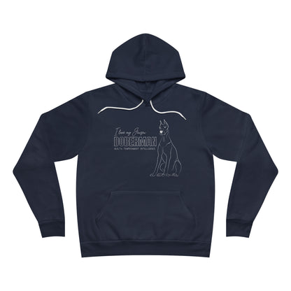 I love my Jensen Doberman Unisex Sponge Fleece Pullover Hoodie - TorchHill Design